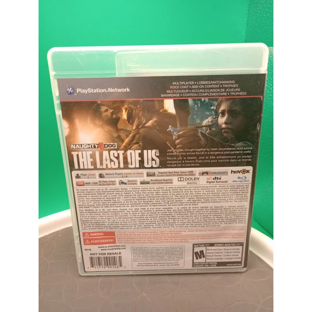 The Last Of Us Ps3 Naughty Dog Only On PlayStation